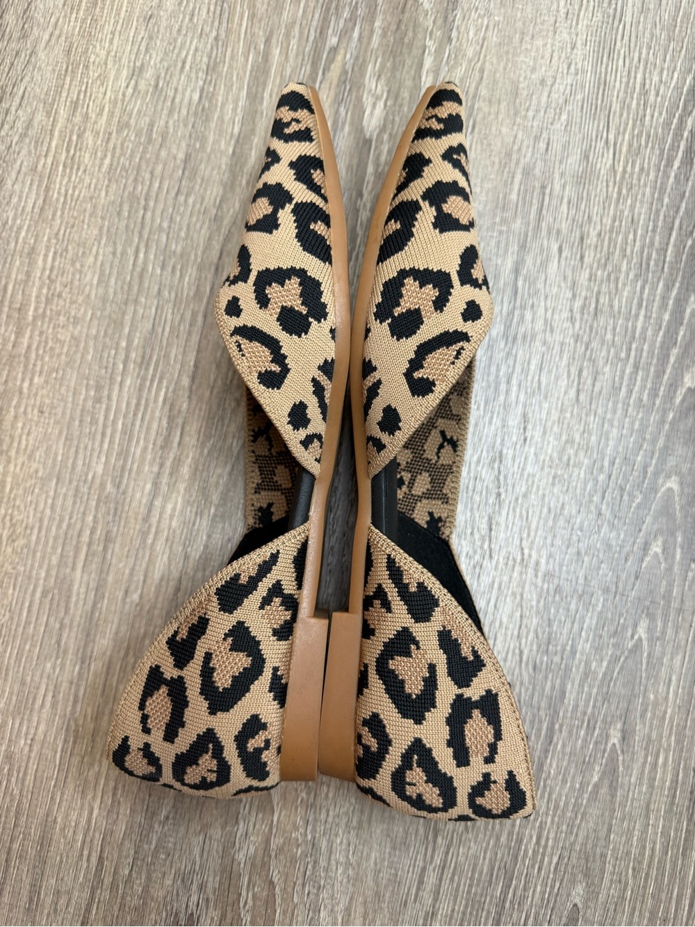 Vivaia Melia Animal Print Leopard Pointed Toe Ballet Flats Size EU 39 - Picture 5 of 10